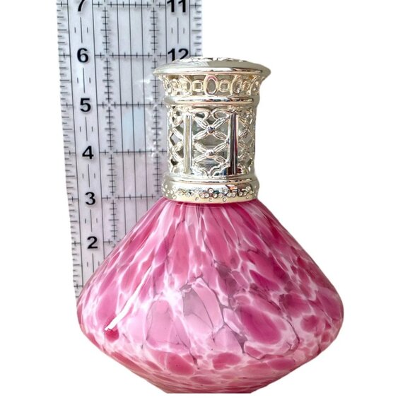 Pink Leopard Scentier Catalytic Fragrance Lamp Art Glass Home Diffuser - Picture 3 of 6